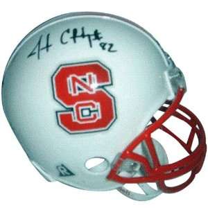   Cotchery Autographed North Carolina NC State Wolfpack Mini Helmet