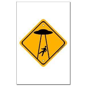  Abduction Zone Funny Mini Poster Print by  Patio 