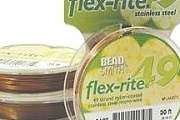 FlexRite 49 Strand Copper Beading Wire .018 30 Ft  