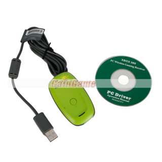   Gaming Receiver Green For MICROSOFT XBOX 360 Free Shipping USA  