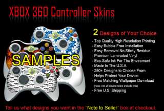 Xbox 360 Controller Skin Decal Graphic Vinyl Skins  