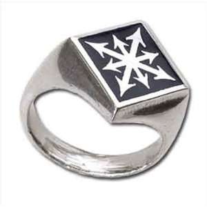 Chaos Signet Gothic Ring Size 11 
