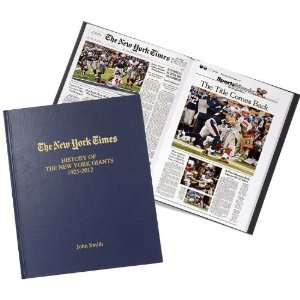  Personalized New York Times Football Book: Home & Kitchen