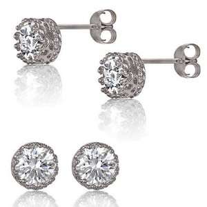   Settings. 5 Carat Total Weight of Top Quality Cubic Zirconia: Jewelry