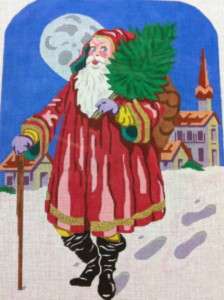 Maggie Co. Father Christmas Canvas 18M 10X15  