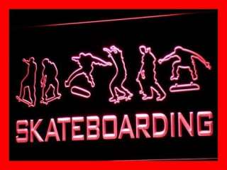 i709 r Skateboard Training NR Beer Bar Neon Light Sign  