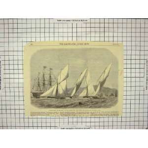    1865 CUTTER MATCH ROYAL LONDON YACHT CLUB ERITH