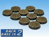 25mm Resin Bases (50) Round Cobblestone Warhammer 40k  