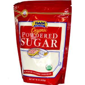  Organic Powdered Sugar, 16 oz (453 g) Health & Personal 