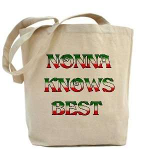  Nonna Knows Best Italian Tote Bag by  Beauty