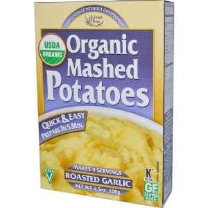 Edward & Sons   Organic Mashed Potatoes, Roasted Garlic, 3.5 oz   3pk 