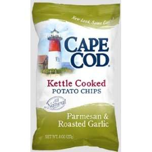 Cape Cod Potato Chips Parmesan & Garlic 8 0z. (4 Bags):  