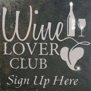 Wine Lover Club 7.5 x 7.5 MasterStone   Swarovski Crystal Accents