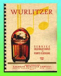 Wurlitzer 1100 Service & Parts Manual  