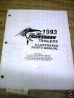 1993 Arctic Cat Tigershark Parts Manual Trailers