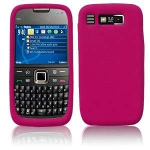  Hot Pink Soft Silicone Case for Nokia E73: Everything Else