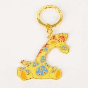  Suzys Zoo Patches Giraffe Key Ring Chain Keyring: Toys 
