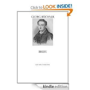 BRIEFE (German Edition) Georg Büchner  Kindle Store