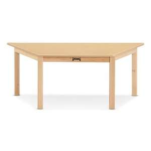   Multi Purpose Trapezoid Table   14Inches High   Maple: Home & Kitchen