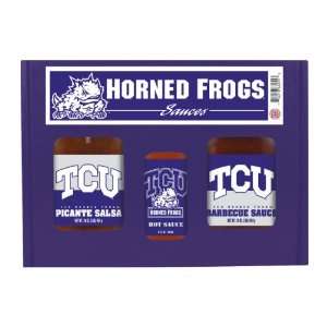   Horned Frogs TailGate Set (Hot Sauce, BBQ and Salsa)