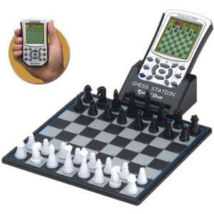    Excalibur Chess Station 2 in 1 Chess Computer: Toys & Games