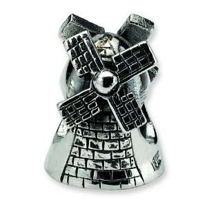  Sterling Silver Reflections Windmill Bead: Jewelry