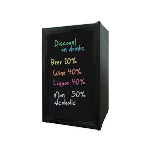 Vinotemp Beverage Cooler with Writing Board Door VT BLKBEV New  