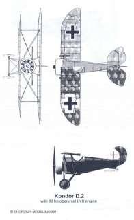 72 Choroszy KONDOR D 2 German WWI Fighter Prototype  