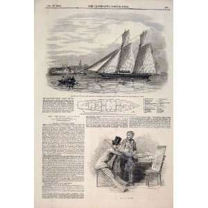  Volna Iron Schooner Yacht Blackwall Progress Bill 1848 