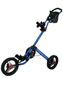NEW Tartan Golf BOLT Deluxe 3 Wheel Push Cart   BLUE  