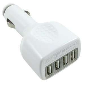  MS Energy 4 port USB Car Charger   Works w/ iPhone, iPod 