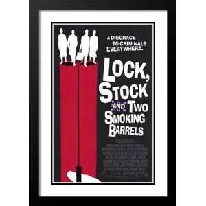 Lock Stock 2 Smoking Barrels 32x45 Framed and Double Matted Movie 