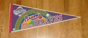 1992 Atlanta Braves NL Champs pennant World Series  