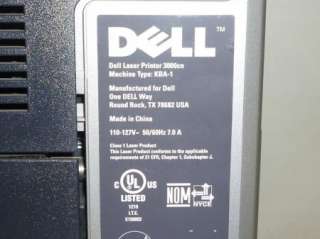 Dell Workgroup Laser Printer Model 3000CN Tested  
