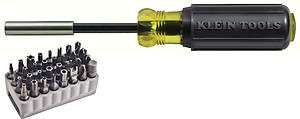 Klein Tools 32510 Magnetic Screwdriver with 32 Piece Tamperproof Bit 