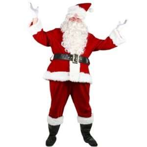  8 Piece Santa Suit with Fur Trim: Home & Kitchen
