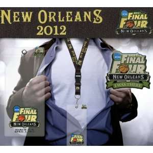  2012 NCAA Final Four Lanyard, Ticket Holder & Pin Sports 