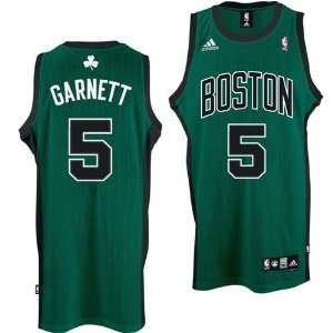 adidas Boston Celtics #5 Kevin Garnett Green Swingman Basketball 