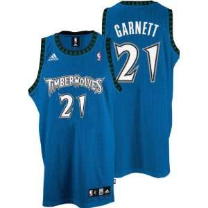 Kevin Garnett Jersey adidas Blue Swingman #21 Minnesota Timberwolves 