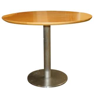 bernhardt mid century modern bernhardt dining round table wood top 