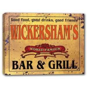  WICKERSHAMS Family Name World Famous Bar & Grill 