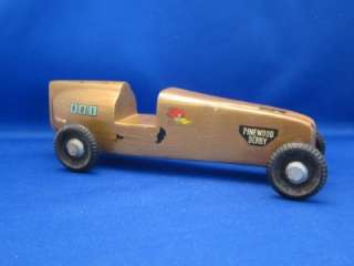   Derby Slot Race Car Boy Scouts Wood 1966 Decals Gold Paint 901  