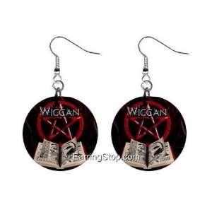  Wiccan Dangle Earrings Jewelry 1 inch Buttons 12409544 
