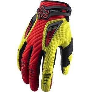  Fox Racing Platinum Gloves   10/Red/Yellow: Automotive