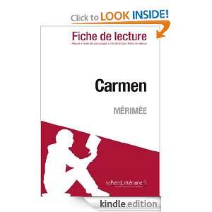 Carmen de Mérimée (Fiche de lecture) (French Edition) Isabelle De 