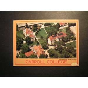   Carroll College, Waukesha, Wisconsin Postcard not applicable Books