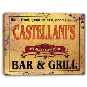  CASTELLANIS Family Name World Famous Bar & Grill 