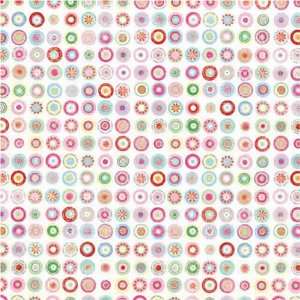  Whoopsy Flower Dots Scrapbook Paper 