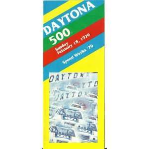  1979 Daytona 500 brochure Flyer Nascar 