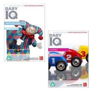 Brainy Baby   Baby IQ First Words & Counting DVDs: Baby